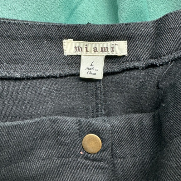 Black Denim Skirt - Picture 3 of 5